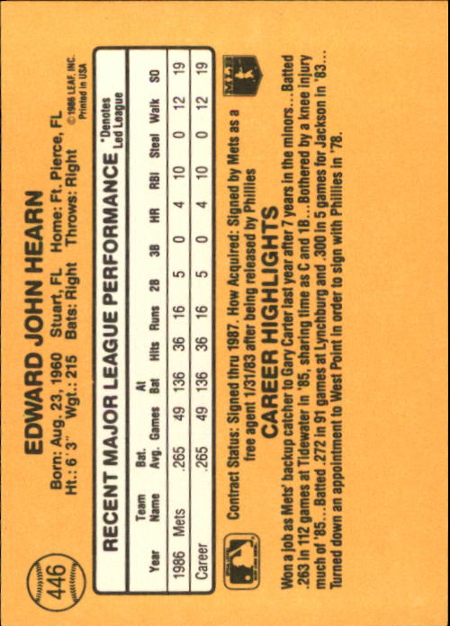 A7218- 1987 Donruss Baseball Cards 248-497 +Rookies -You Pick- 10+ FREE US SHIP - Picture 399 of 501