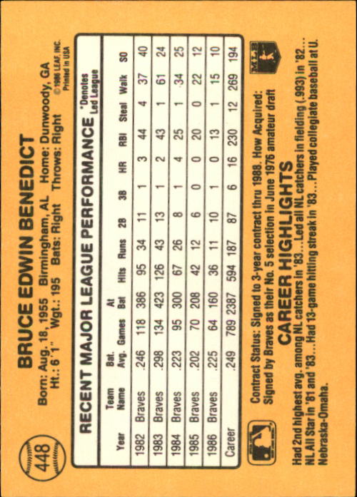 A7218- 1987 Donruss Baseball Cards 248-497 +Rookies -You Pick- 10+ FREE US SHIP - Picture 403 of 501