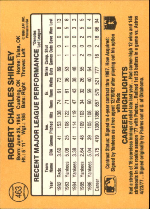 A7218- 1987 Donruss Baseball Cards 248-497 +Rookies -You Pick- 10+ FREE US SHIP - Picture 433 of 501