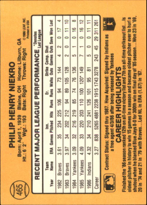 A7218- 1987 Donruss Baseball Cards 248-497 +Rookies -You Pick- 10+ FREE US SHIP - Picture 437 of 501