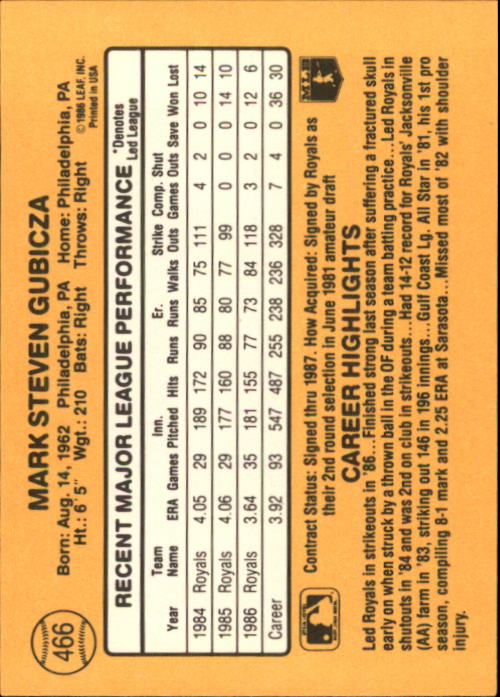 A7218- 1987 Donruss Baseball Cards 248-497 +Rookies -You Pick- 10+ FREE US SHIP - Picture 439 of 501