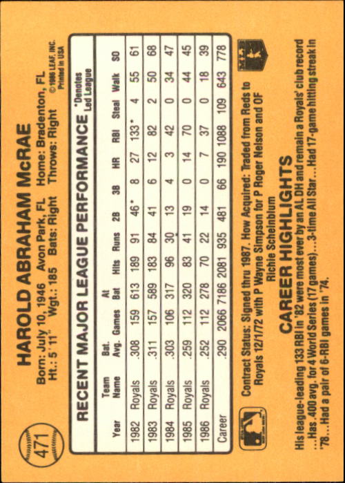 A7218- 1987 Donruss Baseball Cards 248-497 +Rookies -You Pick- 10+ FREE US SHIP - Picture 449 of 501