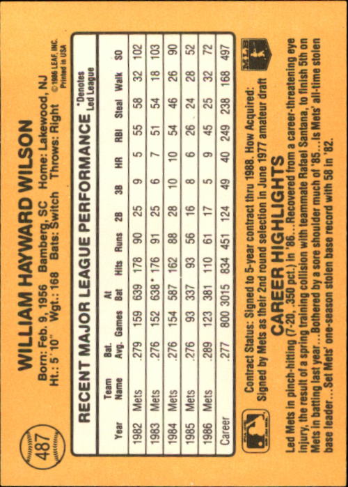 A7218- 1987 Donruss Baseball Cards 248-497 +Rookies -You Pick- 10+ FREE US SHIP - Picture 481 of 501