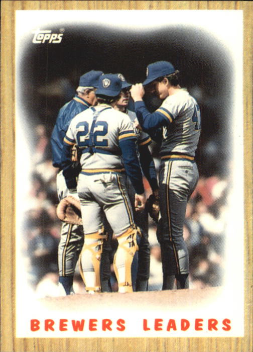 1983 Topps Blog: #88 Jim Gantner - Milwaukee Brewers