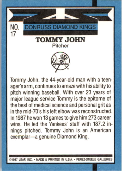 thumbnail 35  - A9178- 1988 Donruss Baseball Cards 1-250 +Rookies -You Pick- 10+ FREE US SHIP
