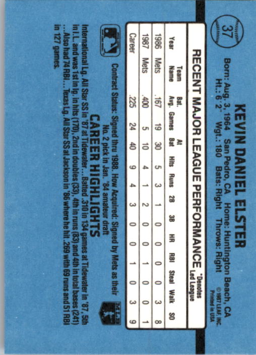 thumbnail 65  - 1988 Donruss Baseball Card Pick 1-248