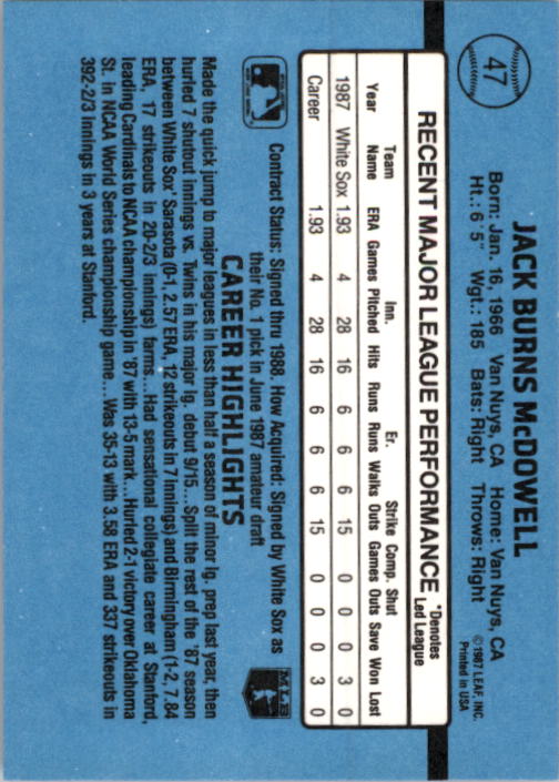 thumbnail 85  - 1988 Donruss Baseball Card Pick 1-248