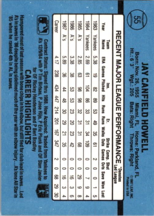 thumbnail 111  - A9178- 1988 Donruss Baseball Cards 1-250 +Rookies -You Pick- 10+ FREE US SHIP