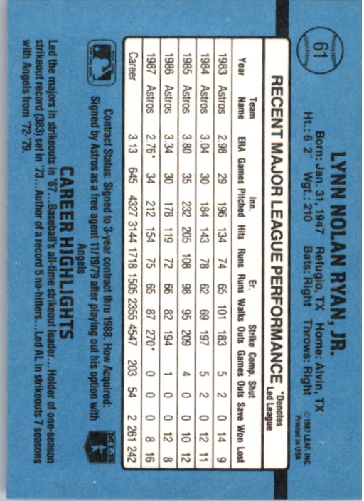 thumbnail 123  - A9178- 1988 Donruss Baseball Cards 1-250 +Rookies -You Pick- 10+ FREE US SHIP