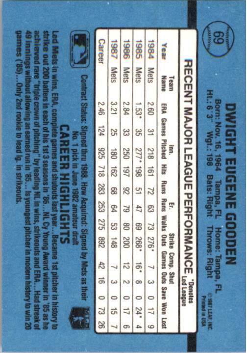 thumbnail 139  - A9178- 1988 Donruss Baseball Cards 1-250 +Rookies -You Pick- 10+ FREE US SHIP