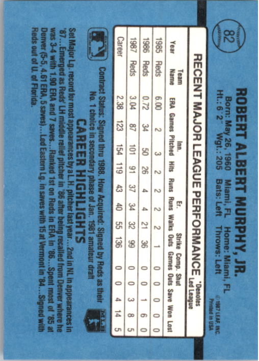 thumbnail 157  - 1988 Donruss Baseball (Cards 1-200) (Pick Your Cards)