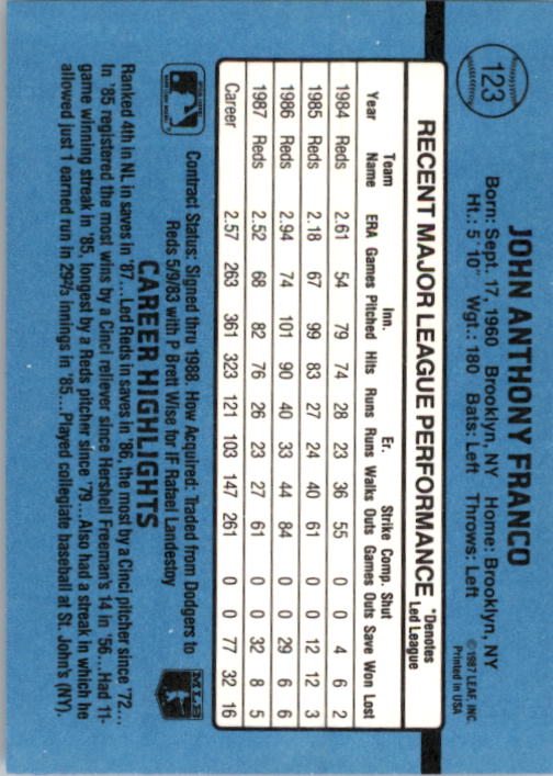 thumbnail 247  - A9178- 1988 Donruss Baseball Cards 1-250 +Rookies -You Pick- 10+ FREE US SHIP