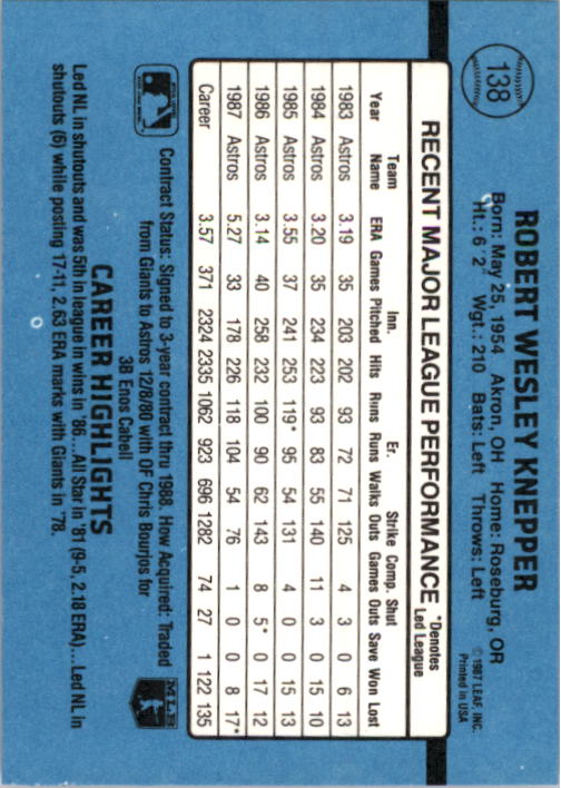thumbnail 277  - A9178- 1988 Donruss Baseball Cards 1-250 +Rookies -You Pick- 10+ FREE US SHIP