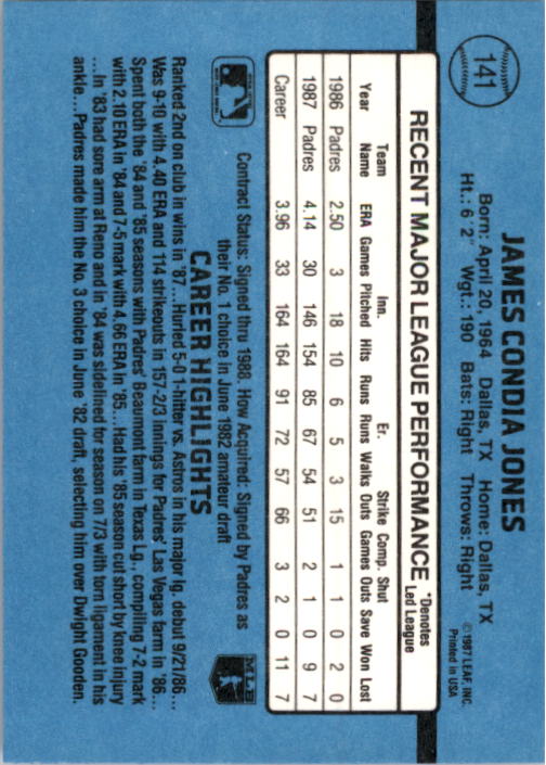 thumbnail 283  - A9178- 1988 Donruss Baseball Cards 1-250 +Rookies -You Pick- 10+ FREE US SHIP