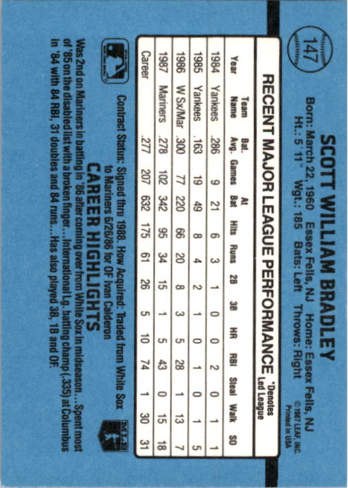 thumbnail 295  - A9178- 1988 Donruss Baseball Cards 1-250 +Rookies -You Pick- 10+ FREE US SHIP