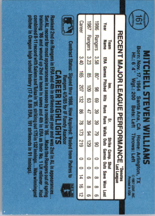 thumbnail 323  - A9178- 1988 Donruss Baseball Cards 1-250 +Rookies -You Pick- 10+ FREE US SHIP