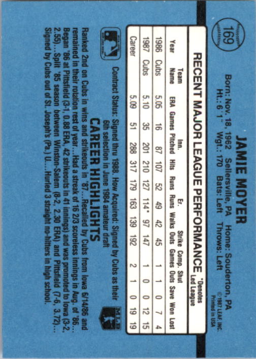 thumbnail 325  - 1988 Donruss Baseball Card Pick 1-248