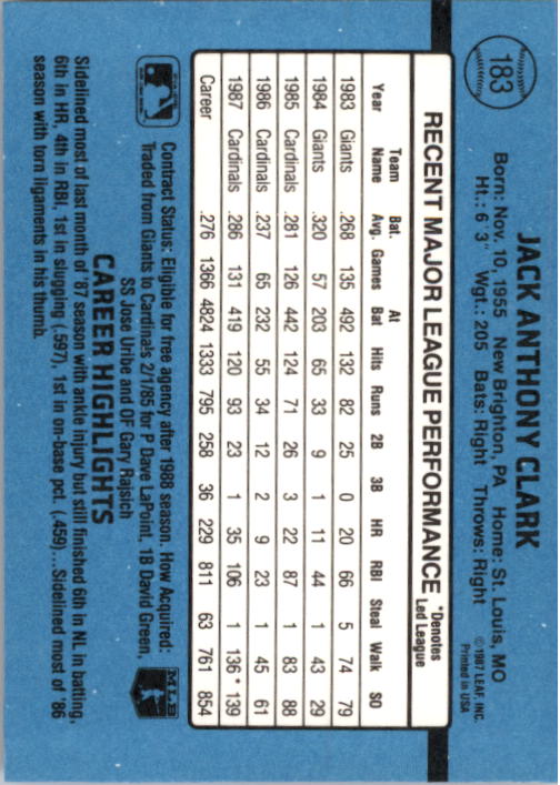 thumbnail 367  - A9178- 1988 Donruss Baseball Cards 1-250 +Rookies -You Pick- 10+ FREE US SHIP