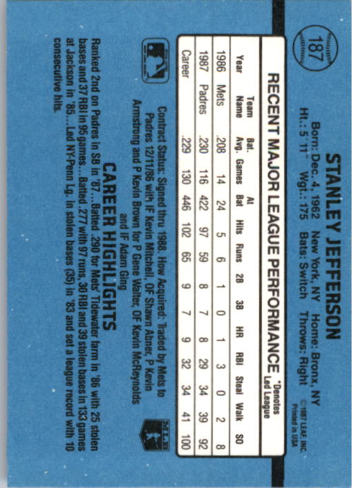 thumbnail 375  - A9178- 1988 Donruss Baseball Cards 1-250 +Rookies -You Pick- 10+ FREE US SHIP