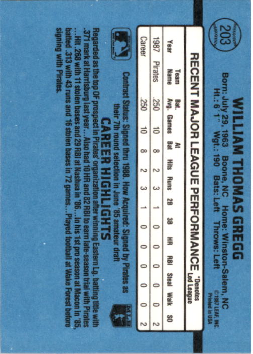 thumbnail 393  - 1988 Donruss Baseball Card Pick 1-248