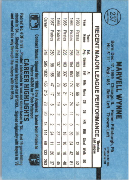 thumbnail 461  - 1988 Donruss Baseball Card Pick 1-248