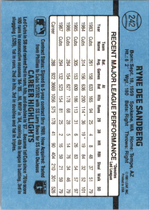 thumbnail 471  - 1988 Donruss Baseball Card Pick 1-248