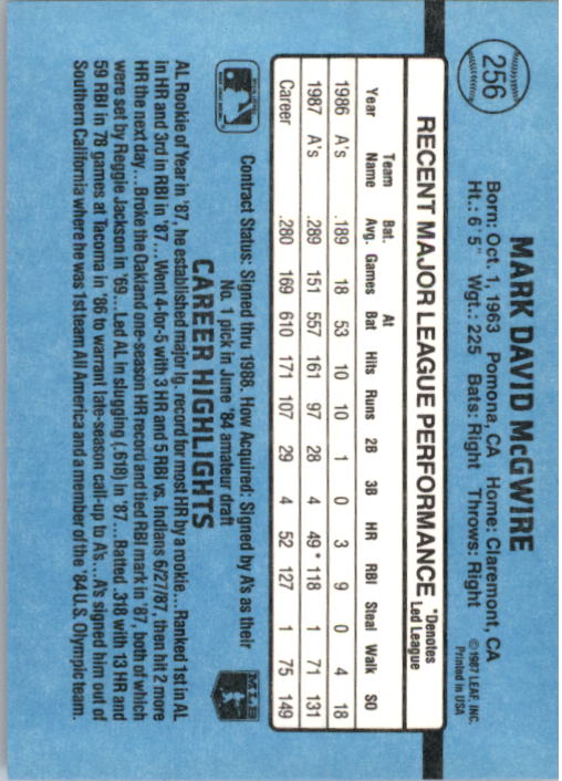 B2120- 1988 Donruss Baseball Cards 249-496 +Rookies -You Pick- 10+ FREE US SHIP - Picture 17 of 497