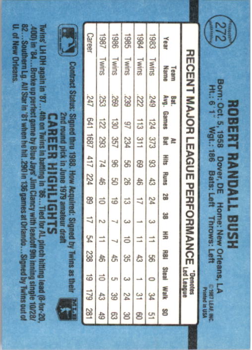 B2120- 1988 Donruss Baseball Cards 249-496 +Rookies -You Pick- 10+ FREE US SHIP - Picture 49 of 497