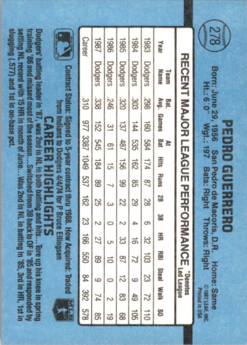 B2120- 1988 Donruss Baseball Cards 249-496 +Rookies -You Pick- 10+ FREE US SHIP - Picture 61 of 497