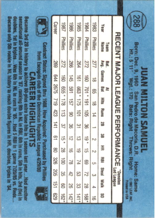 B2120- 1988 Donruss Baseball Cards 249-496 +Rookies -You Pick- 10+ FREE US SHIP - Picture 81 of 497