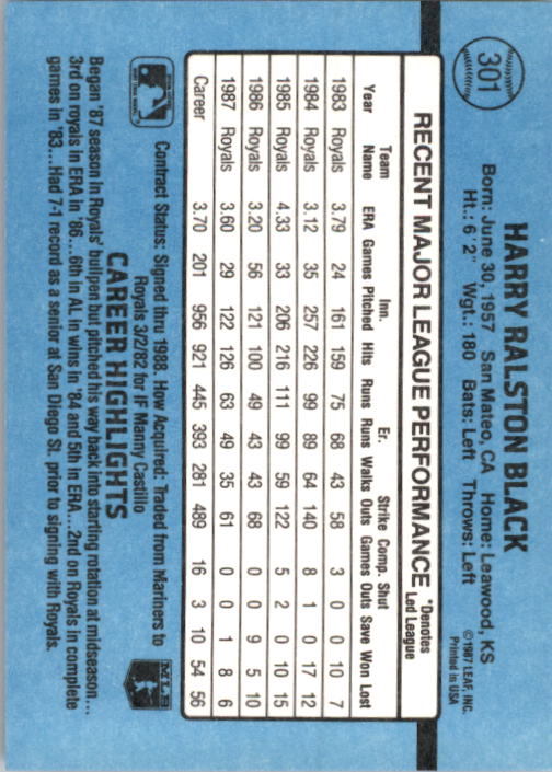 B2120- 1988 Donruss Baseball Cards 249-496 +Rookies -You Pick- 10+ FREE US SHIP - Picture 107 of 497