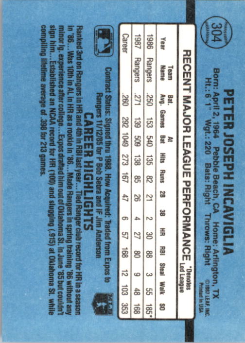 B2120- 1988 Donruss Baseball Cards 249-496 +Rookies -You Pick- 10+ FREE US SHIP - Picture 113 of 497