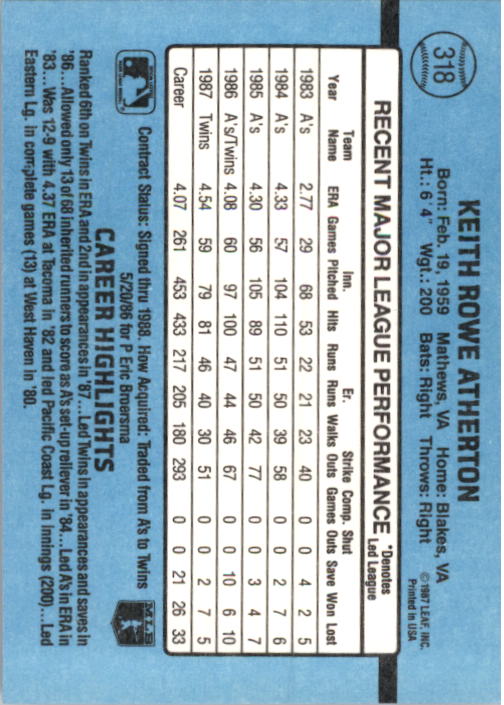 B2120- 1988 Donruss Baseball Cards 249-496 +Rookies -You Pick- 10+ FREE US SHIP - Picture 141 of 497