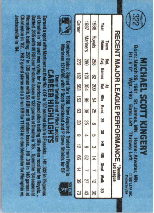 B2120- 1988 Donruss Baseball Cards 249-496 +Rookies -You Pick- 10+ FREE US SHIP - Picture 149 of 497