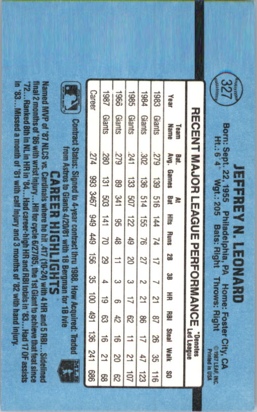 B2120- 1988 Donruss Baseball Cards 249-496 +Rookies -You Pick- 10+ FREE US SHIP - Picture 159 of 497