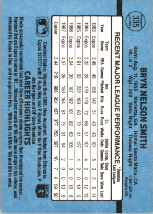 B2120- 1988 Donruss Baseball Cards 249-496 +Rookies -You Pick- 10+ FREE US SHIP - Picture 175 of 497
