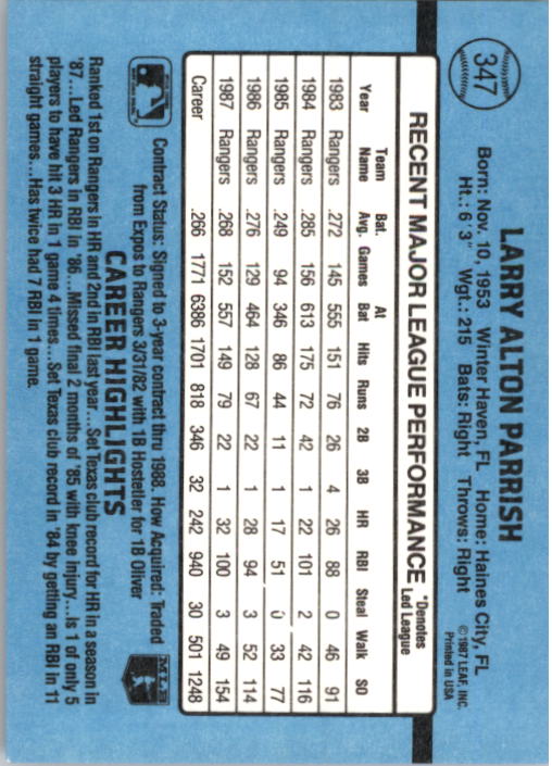 B2120- 1988 Donruss Baseball Cards 249-496 +Rookies -You Pick- 10+ FREE US SHIP - Picture 199 of 497