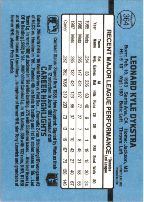 B2120- 1988 Donruss Baseball Cards 249-496 +Rookies -You Pick- 10+ FREE US SHIP - Picture 233 of 497