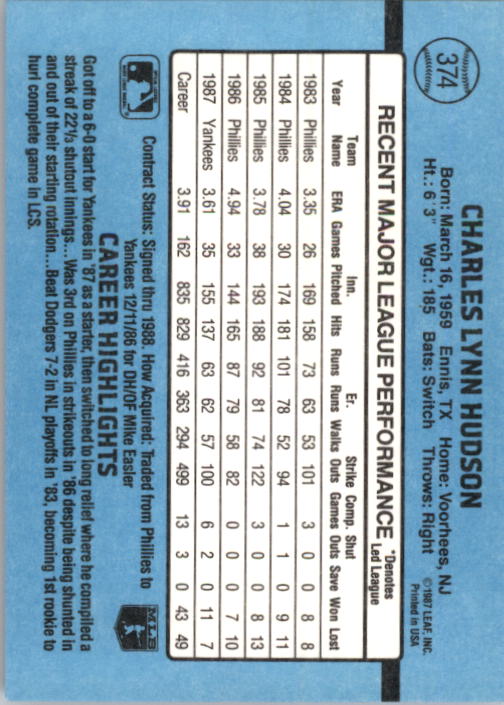 B2120- 1988 Donruss Baseball Cards 249-496 +Rookies -You Pick- 10+ FREE US SHIP - Picture 253 of 497