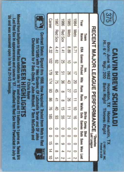 B2120- 1988 Donruss Baseball Cards 249-496 +Rookies -You Pick- 10+ FREE US SHIP - Picture 255 of 497
