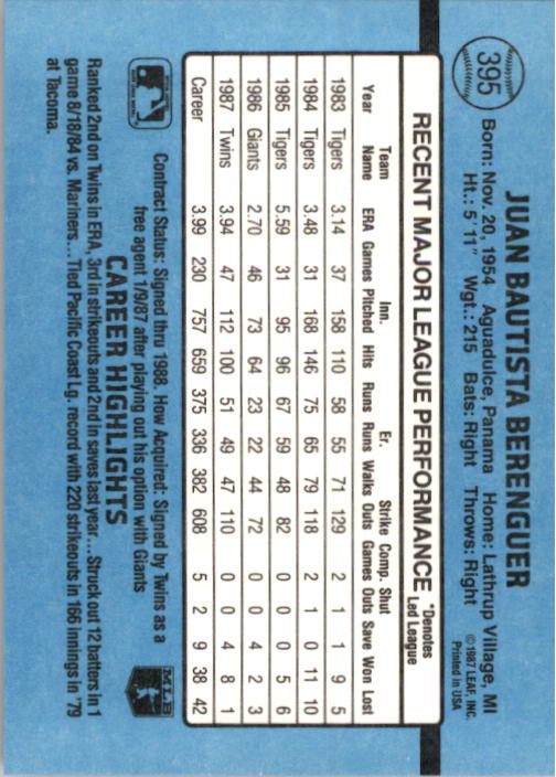 B2120- 1988 Donruss Baseball Cards 249-496 +Rookies -You Pick- 10+ FREE US SHIP - Picture 295 of 497