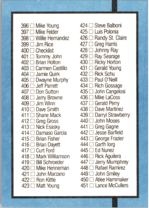 B2120- 1988 Donruss Baseball Cards 249-496 +Rookies -You Pick- 10+ FREE US SHIP - Picture 305 of 497