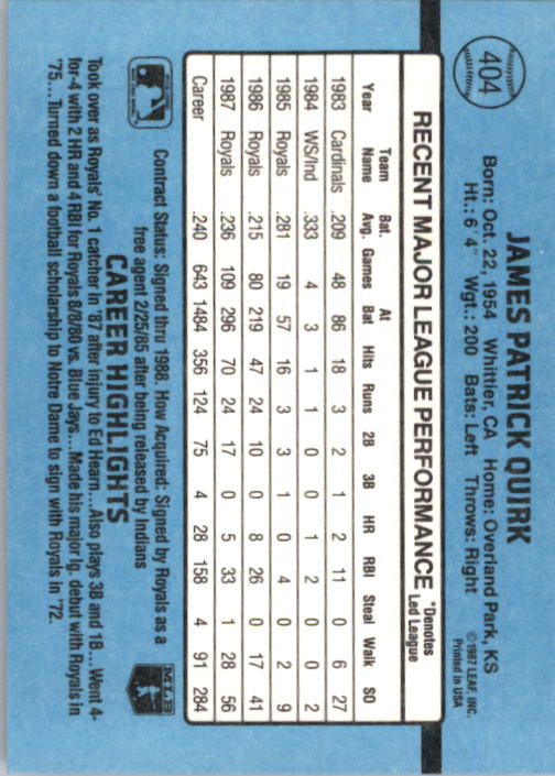 B2120- 1988 Donruss Baseball Cards 249-496 +Rookies -You Pick- 10+ FREE US SHIP - Picture 313 of 497