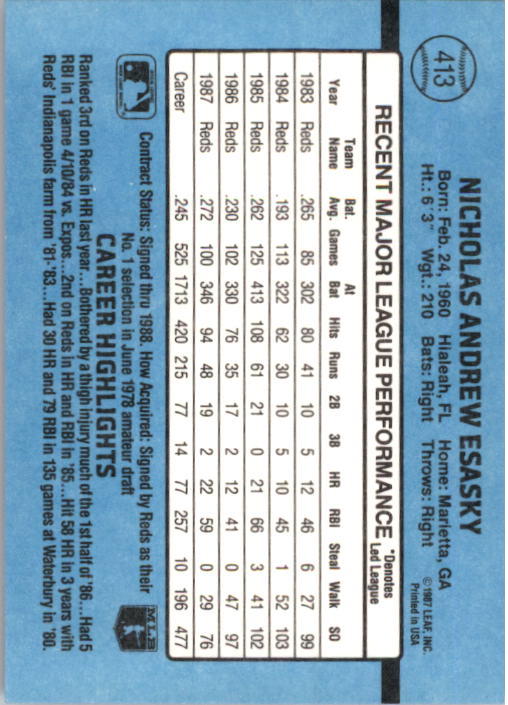 B2120- 1988 Donruss Baseball Cards 249-496 +Rookies -You Pick- 10+ FREE US SHIP - Picture 331 of 497