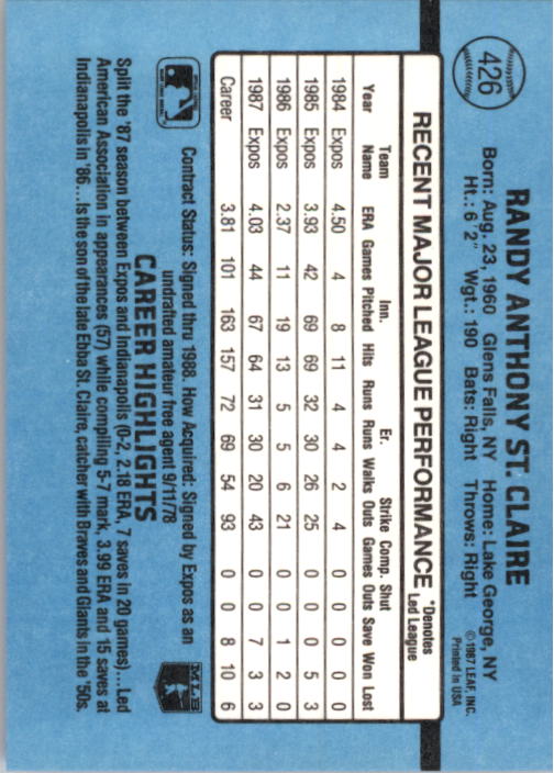 thumbnail 51  - 1988 Donruss Baseball (Cards 401-599) (Pick Your Cards)