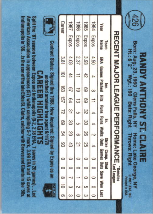B2120- 1988 Donruss Baseball Cards 249-496 +Rookies -You Pick- 10+ FREE US SHIP - Picture 357 of 497