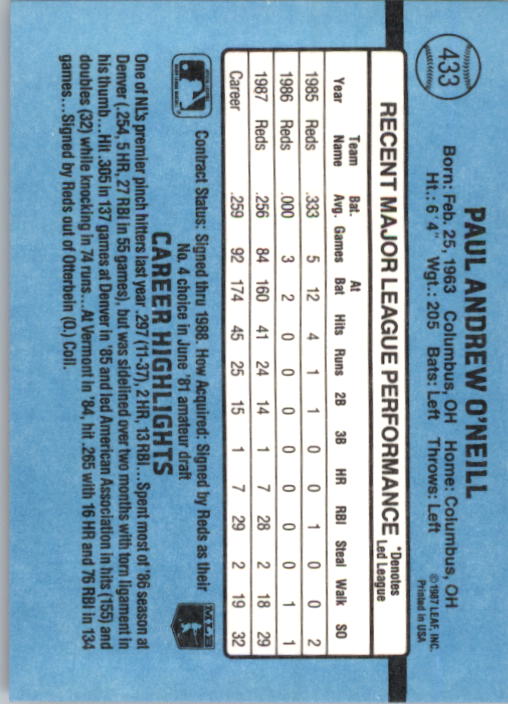 B2120- 1988 Donruss Baseball Cards 249-496 +Rookies -You Pick- 10+ FREE US SHIP - Picture 371 of 497
