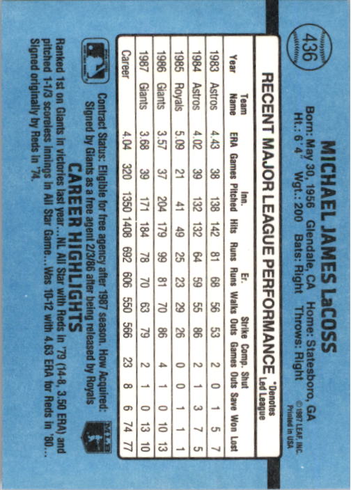 B2120- 1988 Donruss Baseball Cards 249-496 +Rookies -You Pick- 10+ FREE US SHIP - Picture 377 of 497