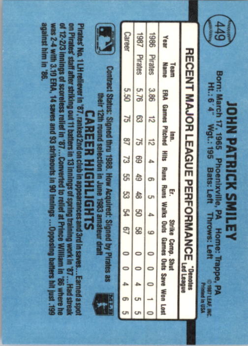 B2120- 1988 Donruss Baseball Cards 249-496 +Rookies -You Pick- 10+ FREE US SHIP - Picture 403 of 497