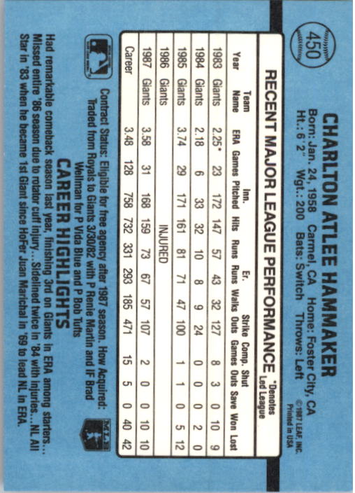 B2120- 1988 Donruss Baseball Cards 249-496 +Rookies -You Pick- 10+ FREE US SHIP - Picture 405 of 497